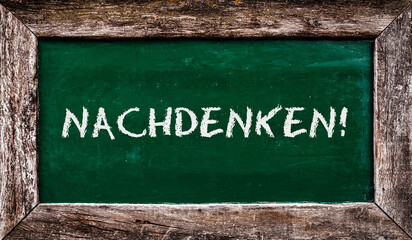 Nachdenken
