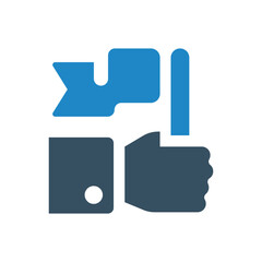 flag, country icon vector illustration