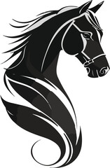 Horse vector business icon logo clipart cartoon character illustration. Horsepower Business Symbol
