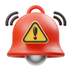 Fototapeta premium Notification Alert 3D Icon