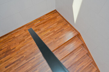 Wooden stairs are a classic and consistently loved interior material