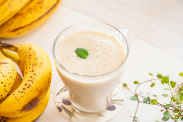 豆乳バナナスムージー
