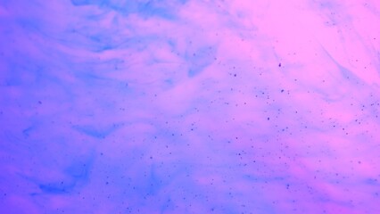 Beautiful contrast neon water surface with ink flows creating abstract wallpaper background...
