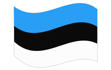 Estonian flag illustration