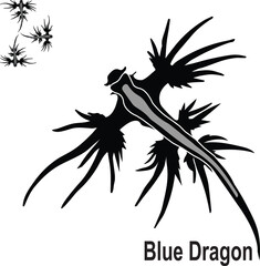 Dragon logo and icon. people believes many years ago dragon lives not now.
