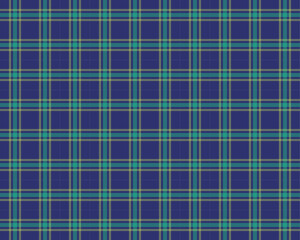 シンプルなチェック柄(青緑)のシームレスパターン