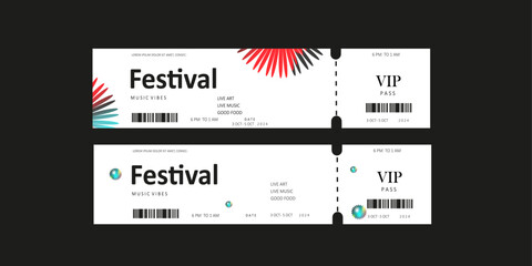 ticket templates for party