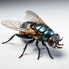 Full view Sawflyon a completely white background, wallpaper pictures, Background HD