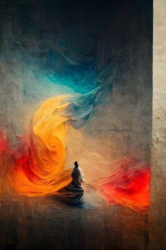 minimalism abstract renaissance artwork created from a printing press 3d occlusion concept art 8k highly detailed hyperreal octane render hdr long exposure realistic 
