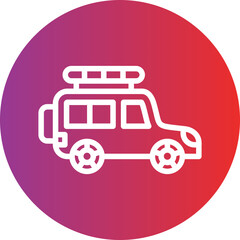 Vector Design Jeep Icon Style