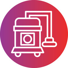 Vector Design Vacuum Cleaner Icon Style