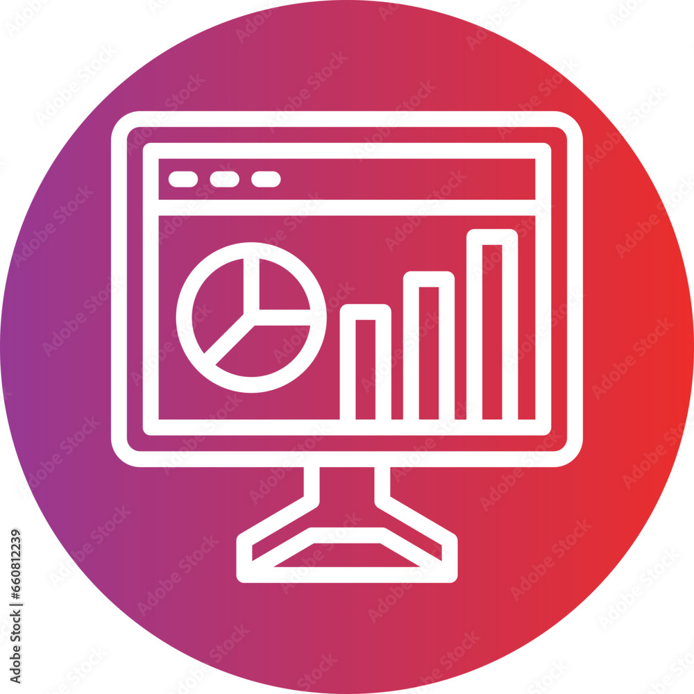 Poster vector design website dashboard icon style