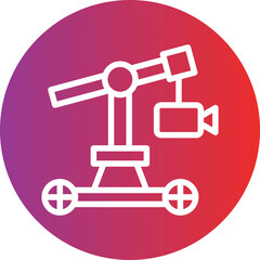 Vector Design Camera Crane Icon Style