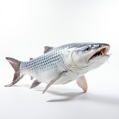 Karelian Bobtailon a completely white background, wallpaper pictures, Background HD