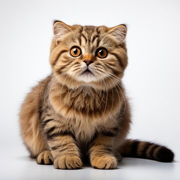 Scottish Fold Longhairon a completely , wallpaper pictures, Background HD