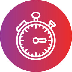 Fototapeta premium Vector Design Stopwatch Icon Style