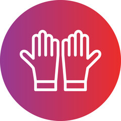 Obraz premium Vector Design Gloves Icon Style