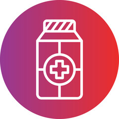 Vector Design Pills Bottle Icon Style