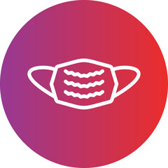 Vector Design Medical Mask Icon Style