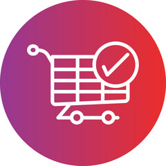 Vector Design Checkout Icon Style