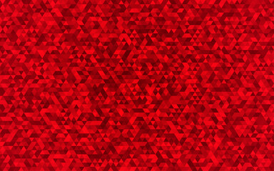 Multicolor triangular low polygon geometric texture, illustration background abstract, Mosaic background. Red tone.