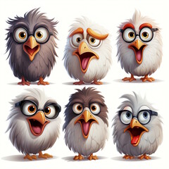 Fototapeta premium Majestic Eagle Cartoon - Professional Design