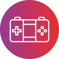 Vector Design Console Game Icon Style