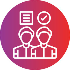 Vector Design Candidate Icon Style