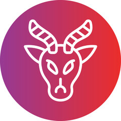 Vector Design Gazelle Icon Style