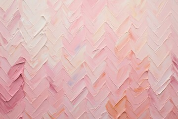 淡いピンクのフィッシュボーン風のデザインの油絵・抽象背景バナー