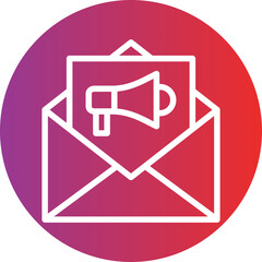 Email Marketing Campaign Icon Style