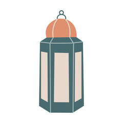 Handdrawn islamic lantern, islamic lantern, lantern illustration, islamic lantern vector