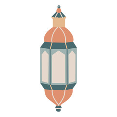 Handdrawn islamic lantern, islamic lantern, lantern illustration, islamic lantern vector