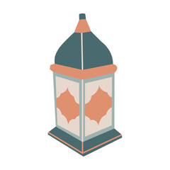 Handdrawn islamic lantern, islamic lantern, lantern illustration, islamic lantern vector