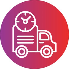 Express Shipping Icon Style