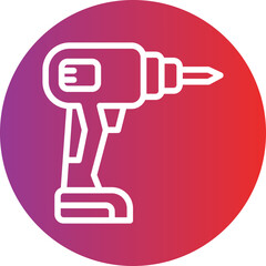 Drilling Machine Icon Style