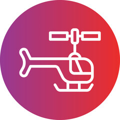 Helicopter Icon Style
