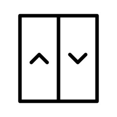 Elevator icon using line style