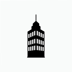 Hotel Icon.Building, Accommodation Symbol for Info Graphics, Design Elements, Websites, Presentation, and Application - Vector.   