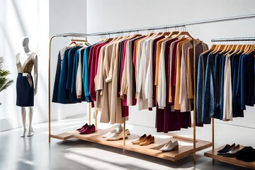 Efficient Wardrobe Organization Maximizing Space with Hangers