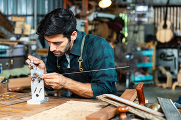 Guitar Luthier Bends Fretwire