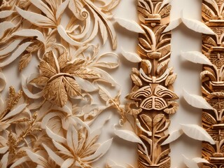 abstract background wooden decor with attractive light and details 