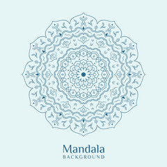 Beautiful Lineal mandala background design
