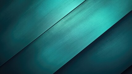 The abstract background of metal texture with empty space in cool blue and green colors. 3D illustration of exuberant. generative AI - obrazy, fototapety, plakaty