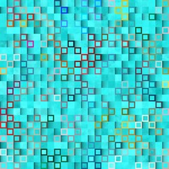 Abstract Geometrical Background. Pattern with frame shapes. Tile art.