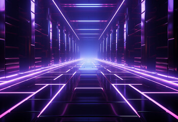 Neon illuminated futuristic backdrop realistic image, ultra hd, high design very detailed