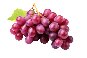 Grapes on transparent background.
