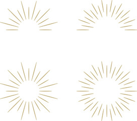 Vintage sunburst collection. Big set sunburst best quality. Sun rays. Radial sunset beams. Fireworks. Vector illustration.