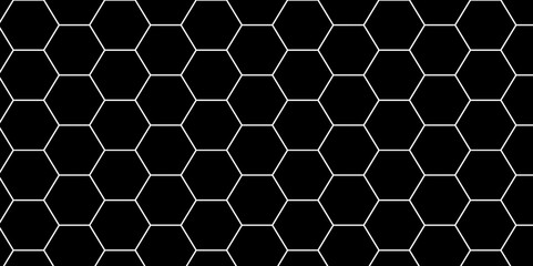 seamless pattern with hexagons. Abstract background with lines. Modern simple style hexagonal graphic concept. Background with hexagons.