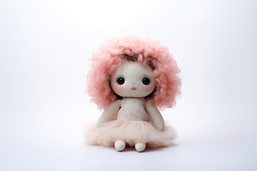 girl, soft toy